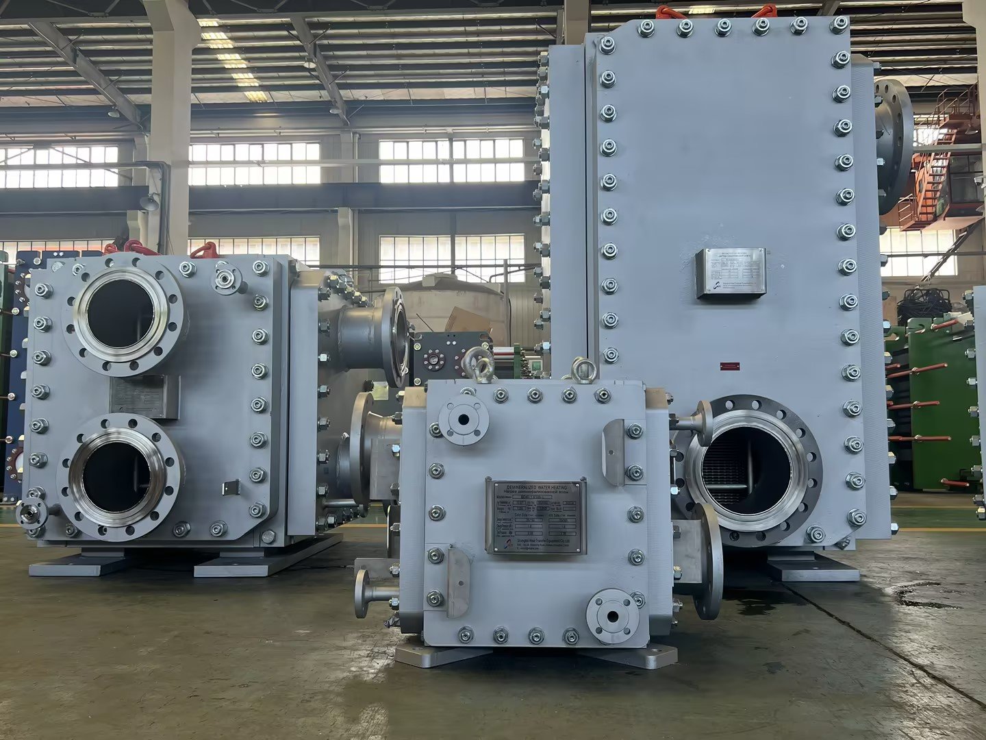 HT-BLOC Welded Plate Heat Exchanger Installation