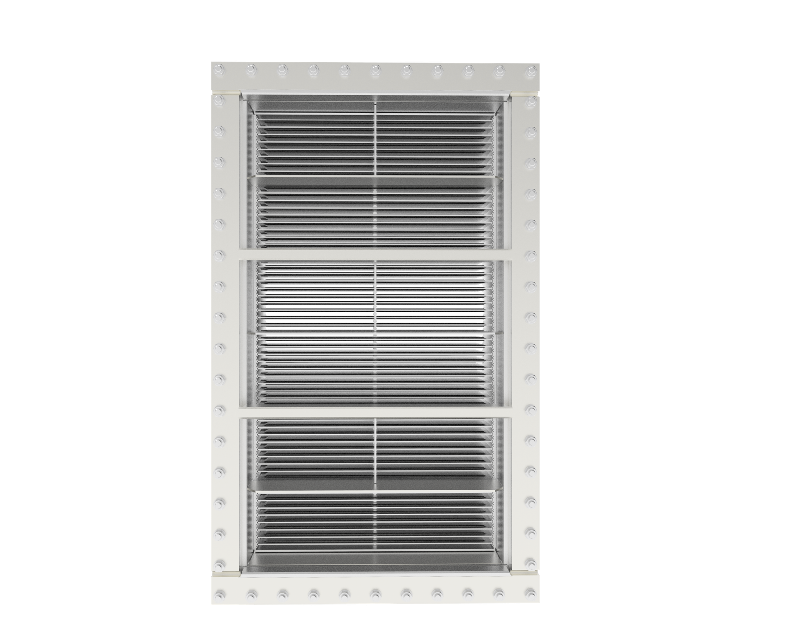 Wide Gap Welded Plate Heat Exchanger Plate Pattern